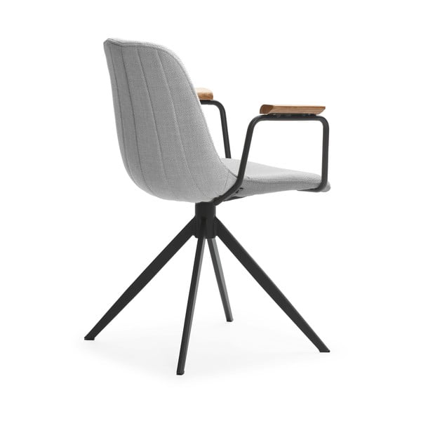 Set di sedie da pranzo grigio chiaro 2 pz Tali - Marckeric-image-4