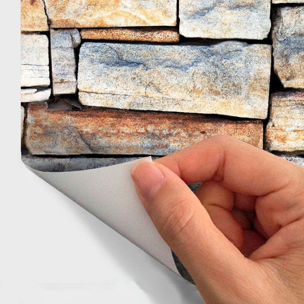 Adesivo murale Wall Decal Materials Stones of Carthage, 40 x 40 cm - Ambiance-image-2