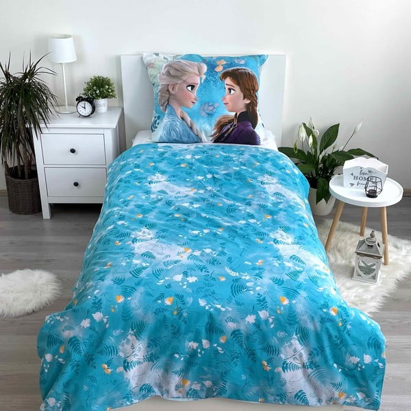 Biancheria da letto per bambini in cotone per letto singolo 140x200 cm Frozen - Jerry Fabrics-image-3