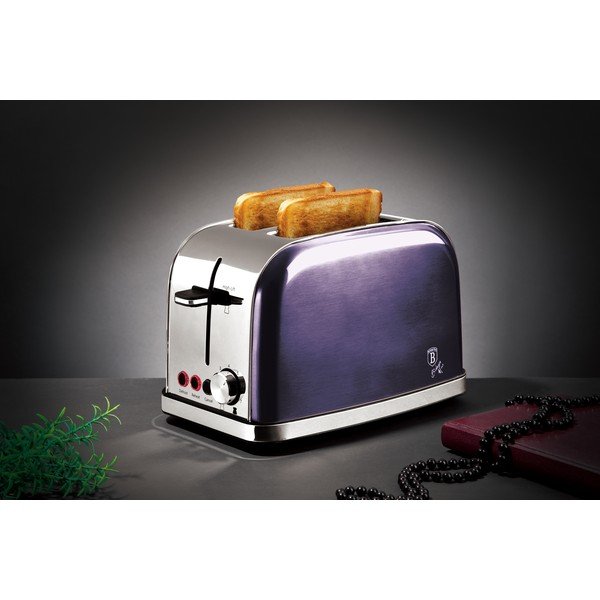 Tostapane viola Purple Metallic Line - BerlingerHaus-image-1