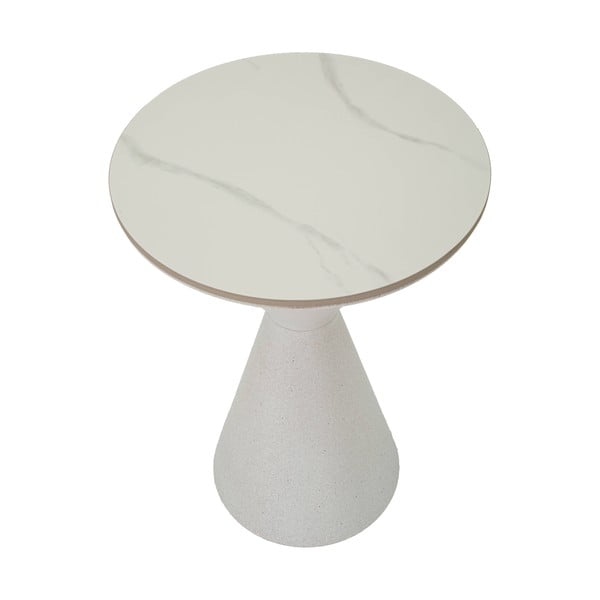 Tavolino rotondo con piano in ceramica ø 44 cm Fush - Mauro Ferretti-image-2