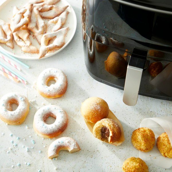 Friggitrice ad aria calda nera EASY FRY&GRILL STEAM+ FW201815 - Tefal-image-4