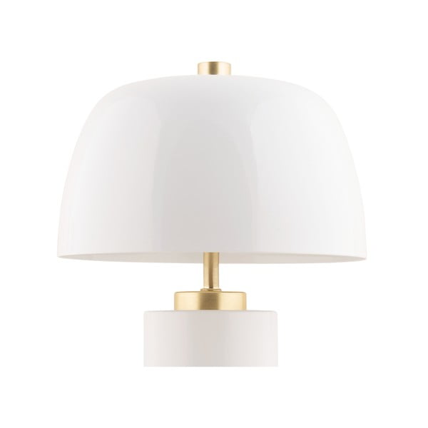 Lampada da tavolo dimmerabile a LED bianchi con paralume in metallo (altezza 30 cm) Freya - Leitmotiv-image-3