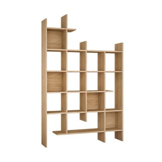 Libreria colore naturale in rovere 122x188 cm Manco - Kalune Design
