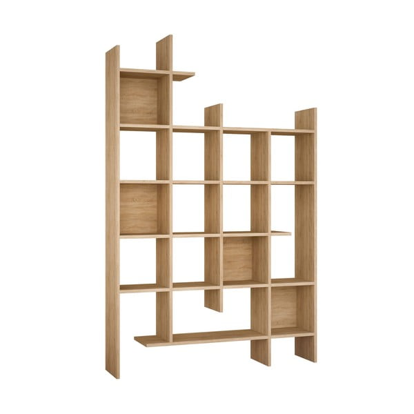 Libreria colore naturale in rovere 122x188 cm Manco - Kalune Design