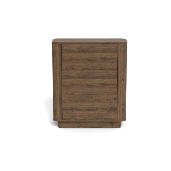 Credenza colore naturale scuro con effetto rovere 90x107x40 cm Atmore – Actona-image-2