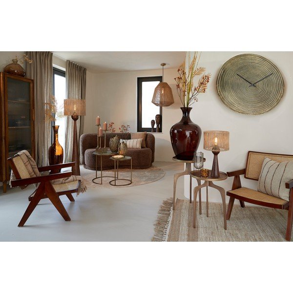 Vetrina in legno di mango marrone 58x180 cm Mocu - Light & Living-image-1