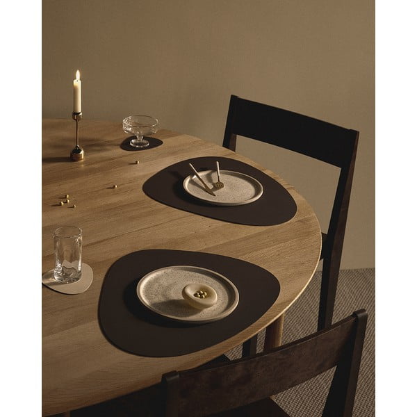 Tovaglietta in eco pelle 37x44 cm Curve L Double Nupo – LIND DNA-image-1