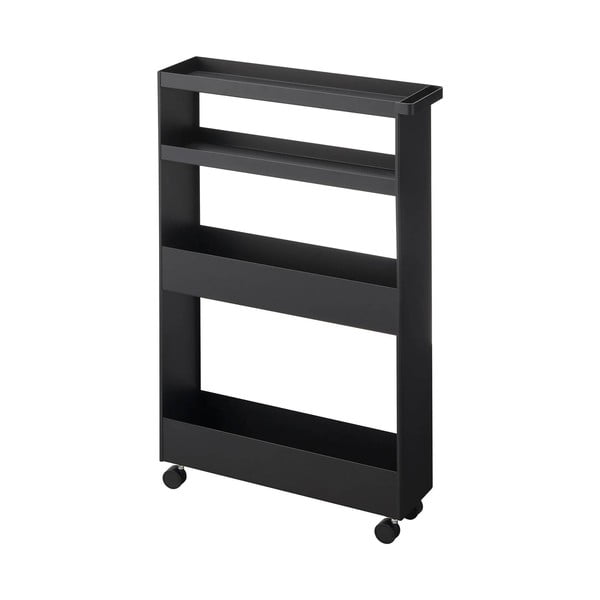 Scaffale per il bagno nero opaco in acciaio 48x80,5 cm Tower – YAMAZAKI