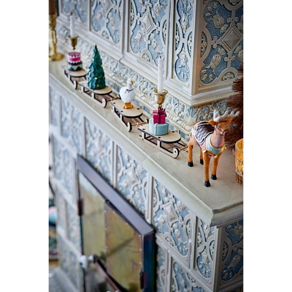 Portacandela in poliresina a tema natalizio Dasher – Bloomingville-image-1