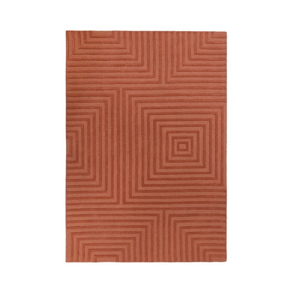 Tappeto in lana arancione 160x230 cm Estela - Flair Rugs