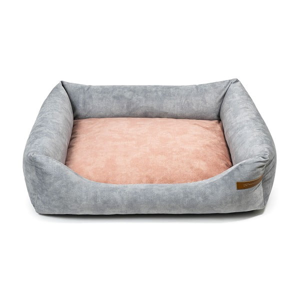 Letto per cani rosa e grigio chiaro 75x85 cm SoftBED Eco L - Rexproduct