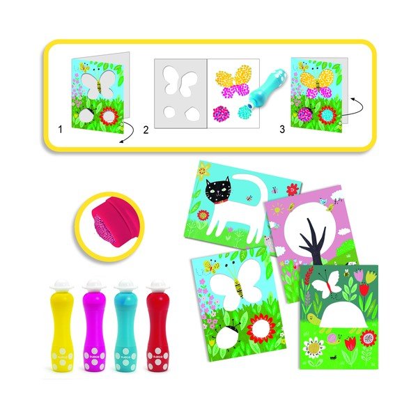 Set per dipingere per i più piccoli Prato - Djeco-image-1
