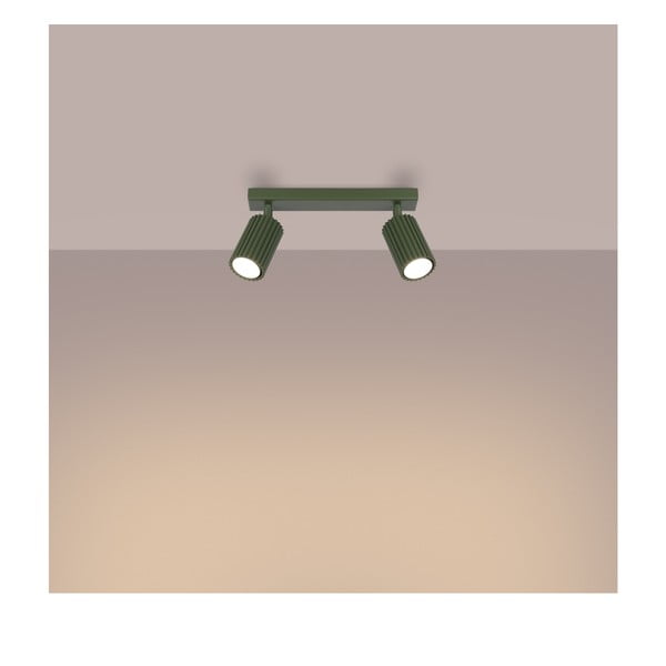 Faretto verde 6,5x30 cm Gleam – Sollux-image-2