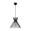 Lampadario nero con paralume in metallo ø 34 cm Kirpi – Opviq lights