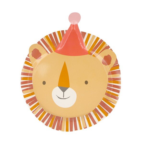 Vassoi di carta monouso in set da 8 Animal Parade - Meri Meri-image-3