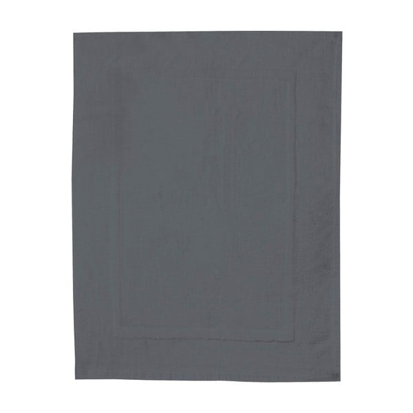 Tappeto da bagno in cotone grigio antracite, 50 x 70 cm - Wenko