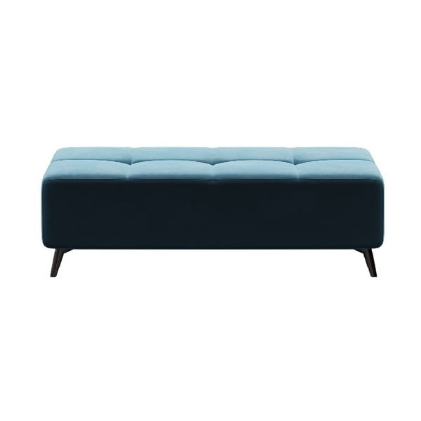 Poggiapiedi in velluto blu Toro - MESONICA-image-2