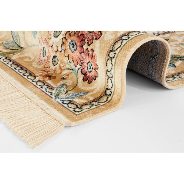 Tappeto in viscosa beige 160x230 cm Oriental - Nouristan-image-2