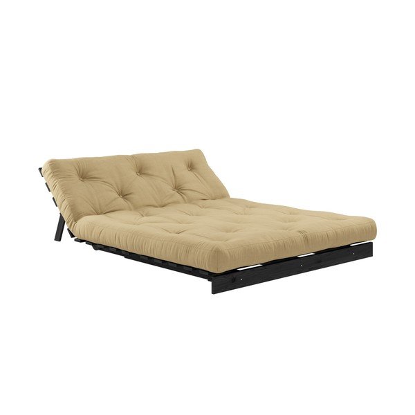 Divano color senape allungabile 140 cm Roots – Karup Design-image-4