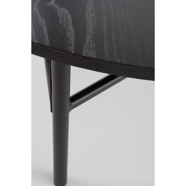 Tavolino da salotto rotondo nero in metallo ø 100 cm Valley – Jotex-image-4