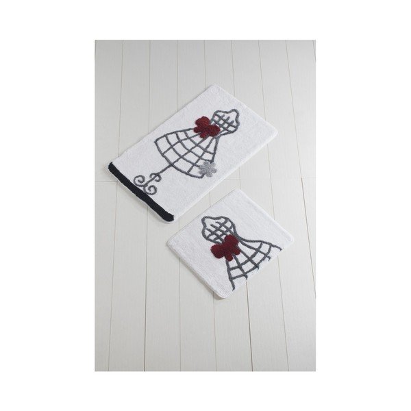 Set di 2 tappetini da bagno Elbise - Foutastic