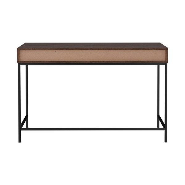 Scrivania con piano effetto noce 50x120 cm Celine - Støraa-image-2