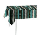 Tovaglia nera Jungle Stripes, 300 x 140 cm Honey - Mike & Co. NEW YORK