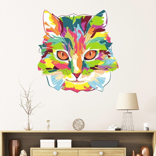 Samolepka Ambiance Cat Wonderland