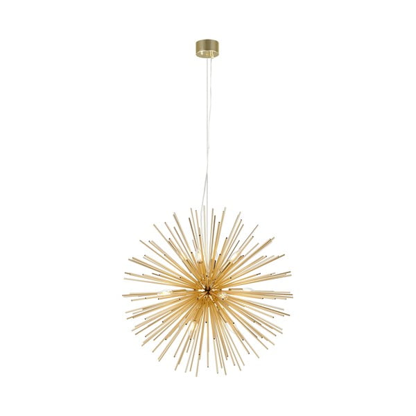 Lampada a sospensione color oro con paralume in metallo 72x72 cm Soleil - Markslöjd