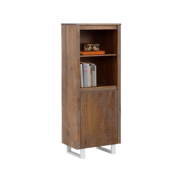 Libreria in legno di pino di colore naturale 55x140 cm Lagos - Støraa-image-3