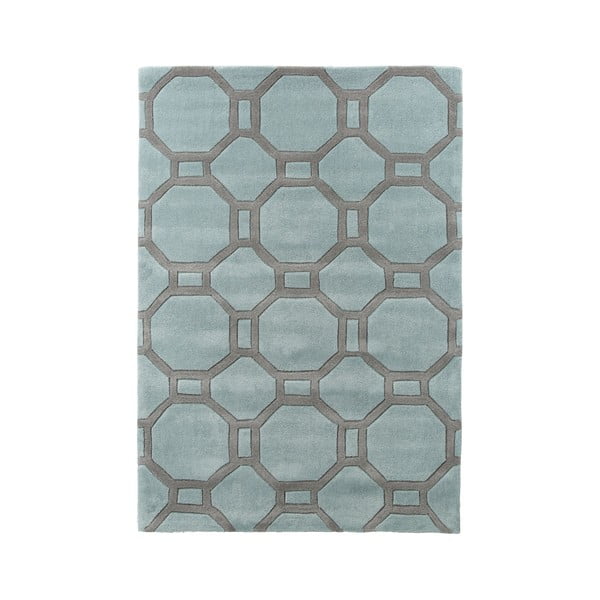 Tappeto grigio-blu Piastrella, 150 x 230 cm Hong Kong - Think Rugs