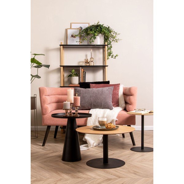 Cuscino in velluto grigio Velluto, 60 x 30 cm Ribbed - PT LIVING-image-1