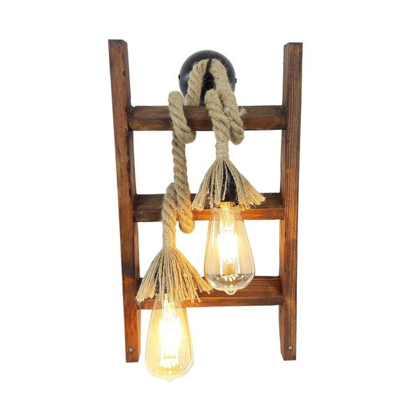 Lampada da parete in legno Merdiven - Opviq lights-image-2