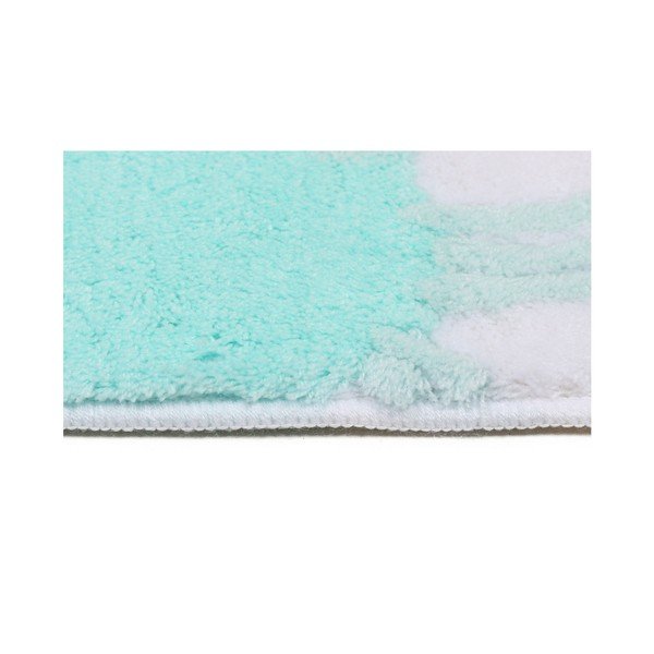 Set 2 koupelnových předložek a povlaku na záchodové prkénko Confetti Minty Alinda-image-3