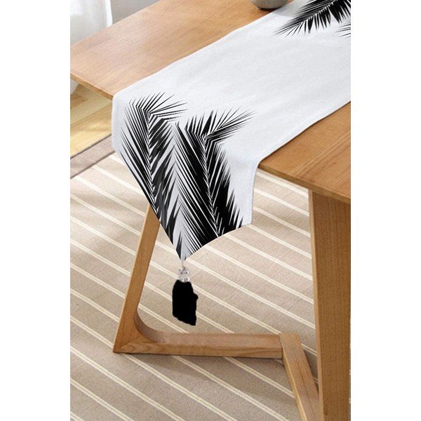 Runner 45x140 cm Black Tree – Minimalist Cushion Covers-image-1