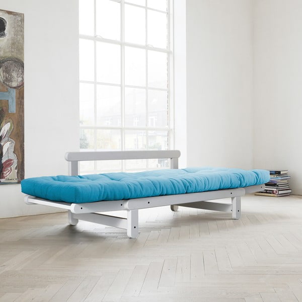 Divano letto Karup Beat Bianco/Blu Orizzonte - Karup Design-image-3