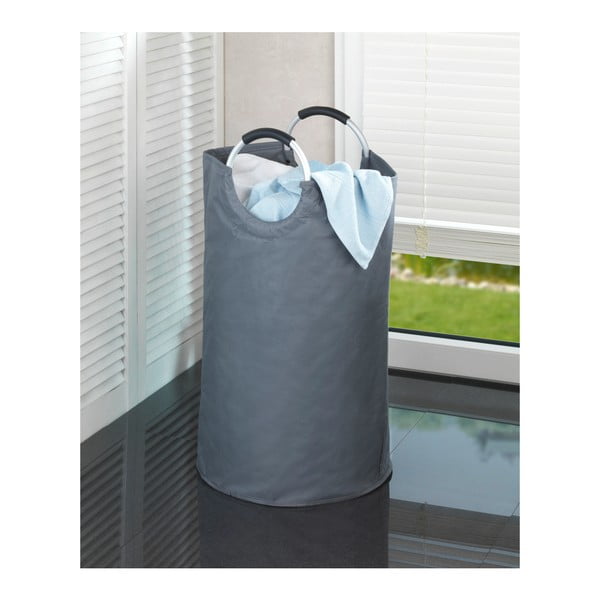 Cesto per la biancheria grigio in tessuto 69 l Jumbo – Wenko-image-1