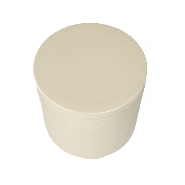 Tavolino rotondo in metallo ø 35 cm Sven – White Label-image-2