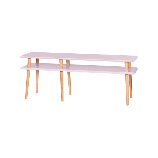 Tavolino rosa Mugo, 139 cm - Ragaba