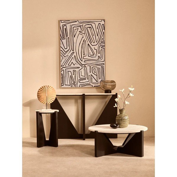 Dipinto con cornice inclusa/dipinto su tela 83x123 cm Astratto – Premier Housewares-image-3