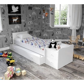 Culla bianca con contenitore 60x120 cm Sansa - Kalune Design