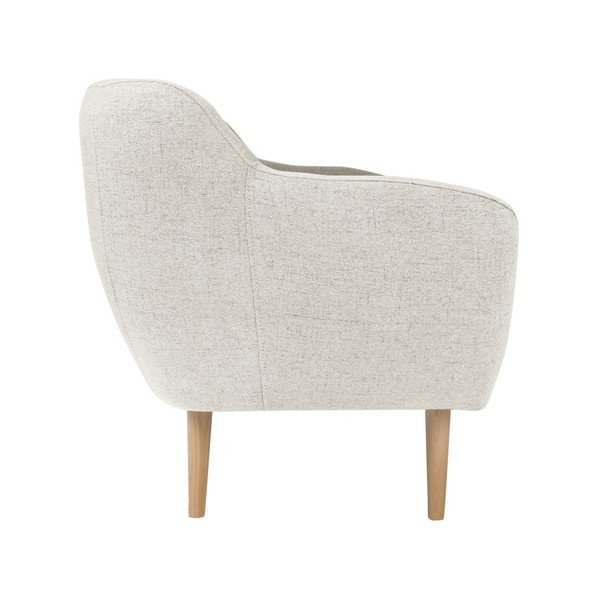 Divano a tre posti crema con gambe chiare Sicile - Mazzini Sofas-image-3