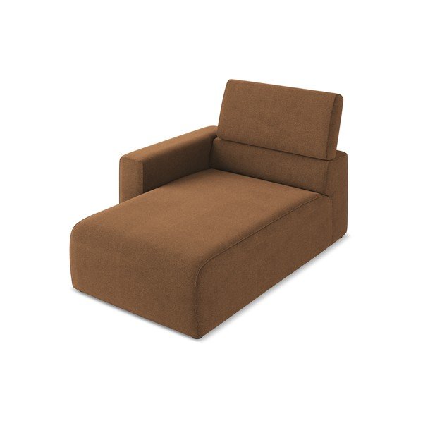 Parte divano componibile marrone (con penisola a sinistra) Kalea – Makamii-image-3