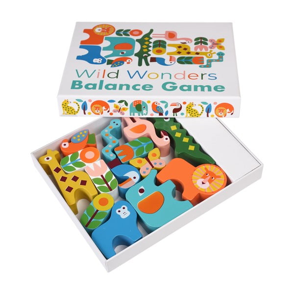 Gioco con animali in legno da impilare Wild Wonders - Rex London-image-3