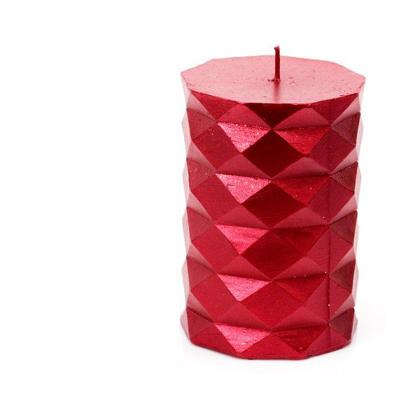 Candela rossa Unimasa Fashion, altezza 10 cm - Casa Selección