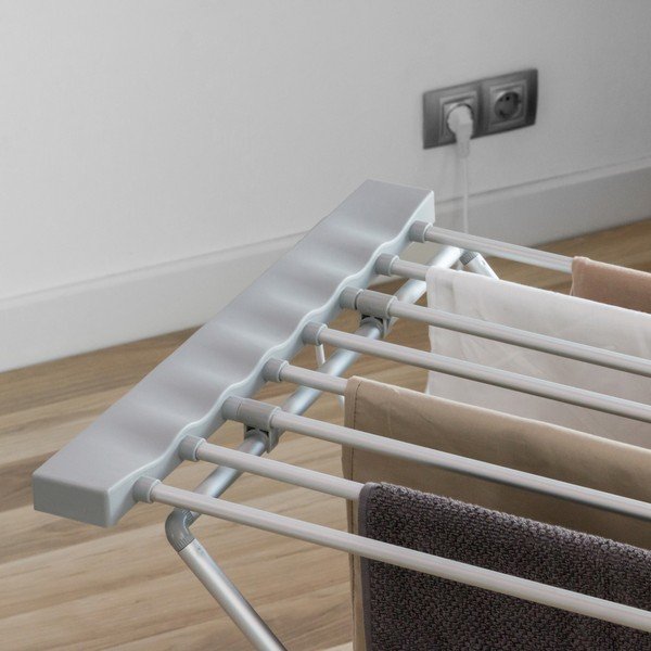 Asciugabiancheria elettrico pieghevole grigio Clotheshorse - InnovaGoods-image-3
