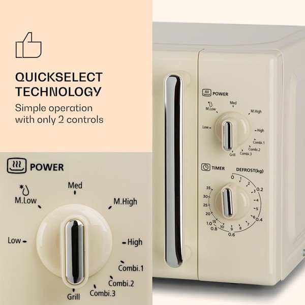 Forno a microonde beige Caroline - Klarstein-image-2