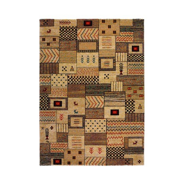 Tappeto marrone e beige Mitra Beige, 120 x 170 cm - Universal