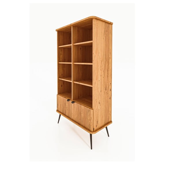 Libreria in legno di quercia in colore naturale 97x176 cm Kula - The Beds-image-1